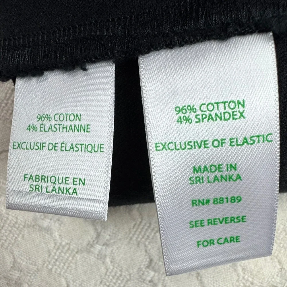 Lilly‎ Pulitzer Kidman Bi-Stretch Pants Women Size 10 Black Bootcut Quiet Luxury - Picture 6 of 13